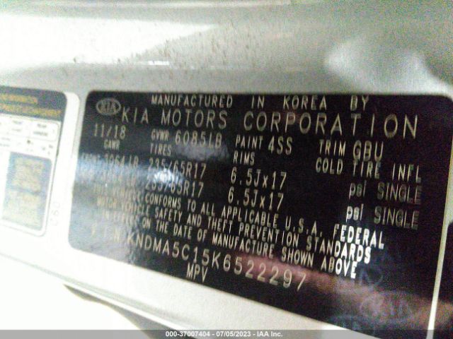 KNDMA5C15K6522297 KIA Sedona L