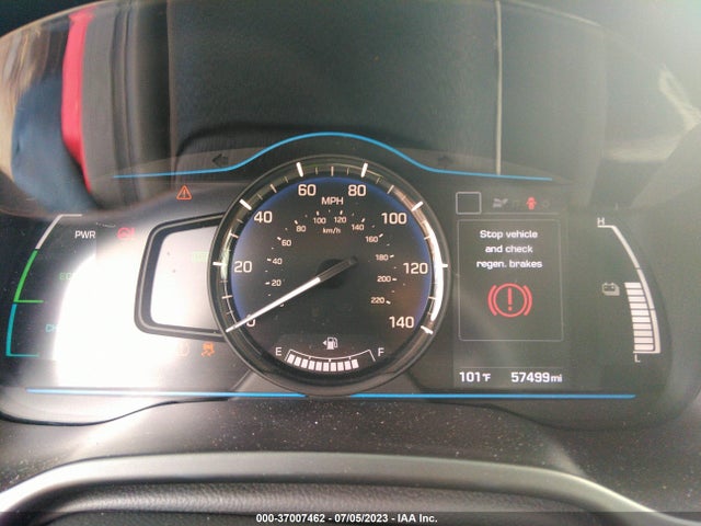 2019 HYUNDAI IONIQ HYBRID BLUE VIN: KMHC65LC7KU139970