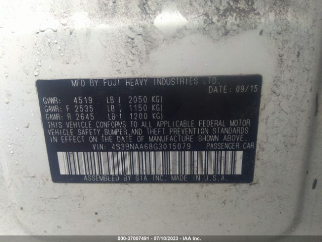 4S3BNAA68G3015079 Subaru Legacy 2.5i
