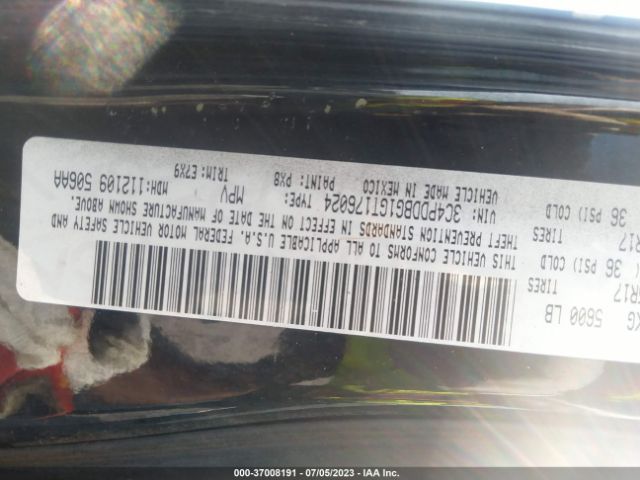 3C4PDDBG1GT176024 Dodge Journey Sxt