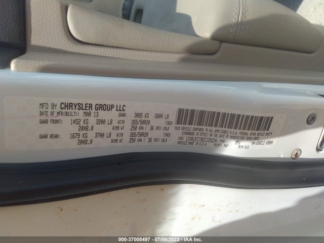 2014 JEEP GRAND CHEROKEE 1C4RJFCT8EC125234 Photo 8