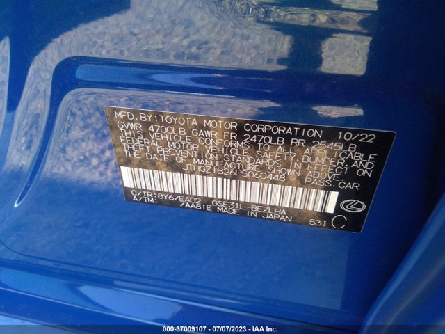 2023 Lexus IS, VIN: JTHGZ1B26P5060448
