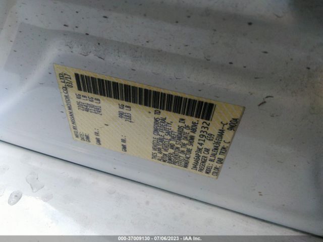 1N4AA6AP3HC419332 Nissan Maxima 3.5 Sl