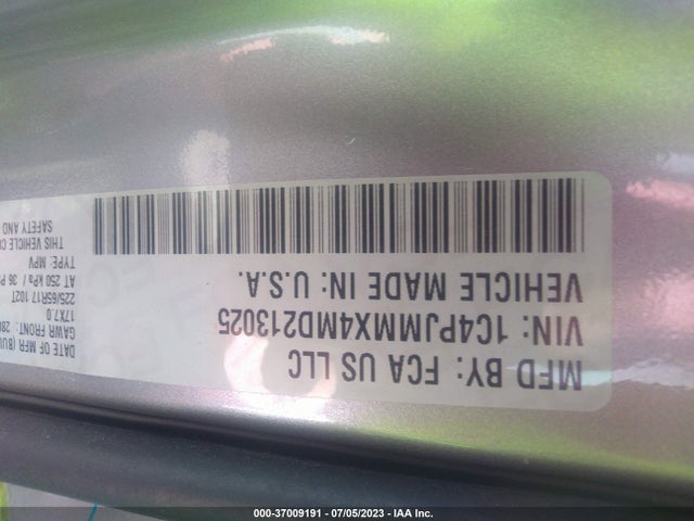 1C4PJMMX4MD213025 Jeep Cherokee Latitude Lux