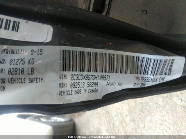Dodge Charger Se 2016 2C3CDXBG7GH108971 Image 9