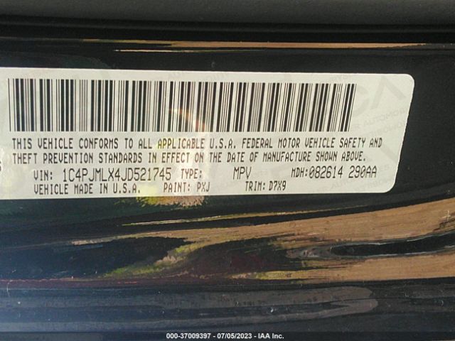 1C4PJMLX4JD521745 Jeep Cherokee Latitude Plus