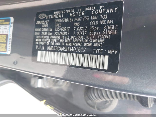 Hyundai TUCSON SE 2017 KM8J3CA49HU401612 Image 15