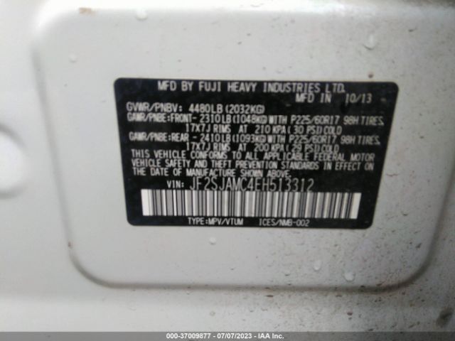 JF2SJAMC4EH513312 Subaru Forester