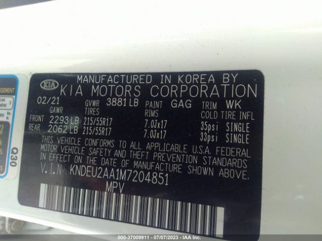 KNDEU2AA1M7204851 KIA SELTOS S