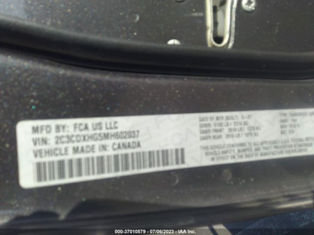 2C3CDXHG5MH602037 Dodge CHARGER GT