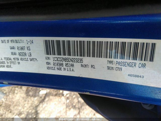 1C3CDZAB5EN223235 Dodge AVENGER SE
