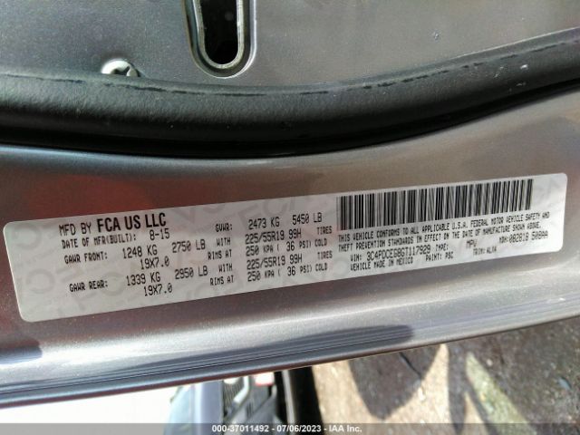 3C4PDCEG8GT117929 Dodge Journey R/t