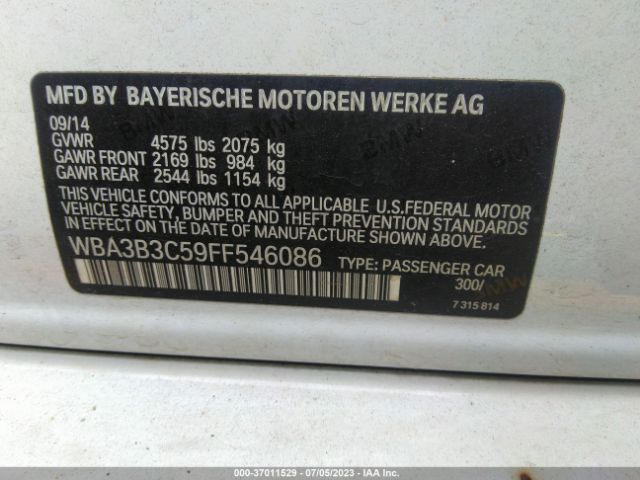 WBA3B3C59FF546086 BMW 3 Series 328i Xdrive