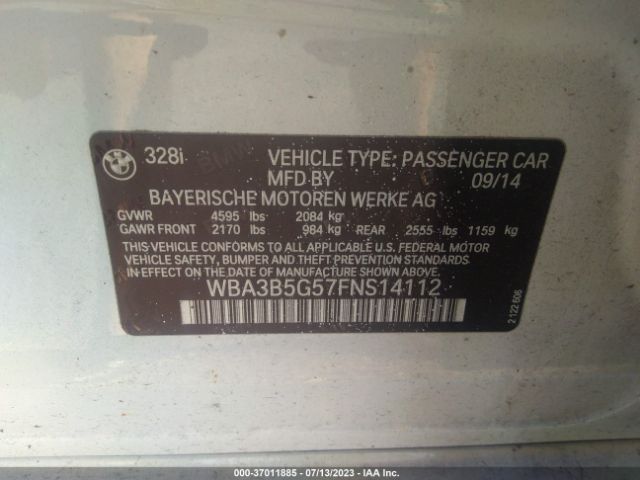 WBA3B5G57FNS14112 BMW 3 Series 328i Xdrive