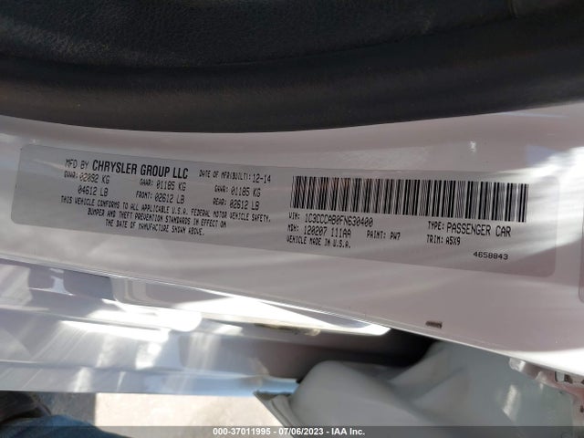 Chrysler 200 Limited 2015 1C3CCCAB0FN630400 Image 9