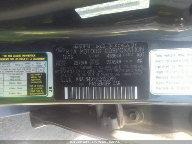 KNALN4D79E5155599 KIA Cadenza Premium