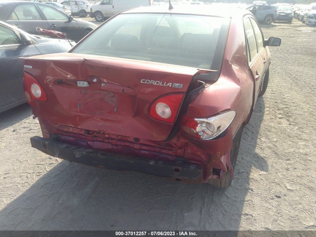 2006 TOYOTA COROLLA CE/S/LE VIN: 2T1BR32E56C699133