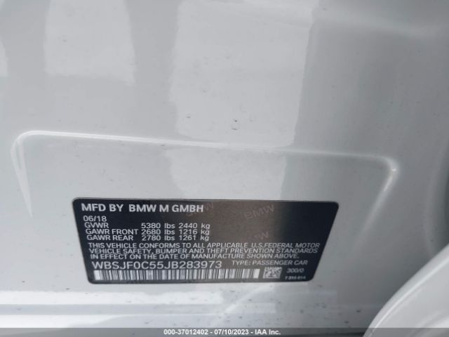 WBSJF0C55JB283973 BMW M5