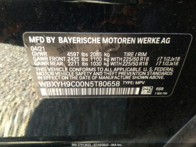 WBXYH9C00N5T80658 BMW X2 Sdrive28i