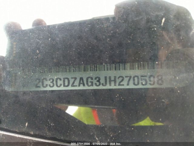 2C3CDZAG3JH270598 Dodge Challenger Sxt Plus