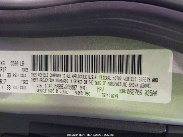 1C4PJMAB9EW295087 Jeep Cherokee Sport