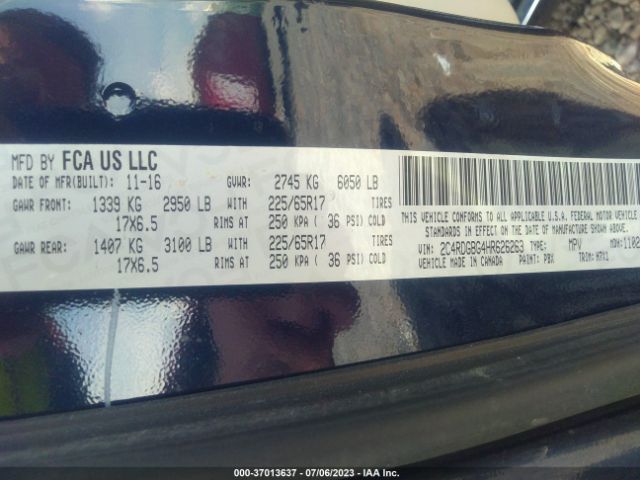 2C4RDGBG4HR626263 Dodge Grand Caravan Se