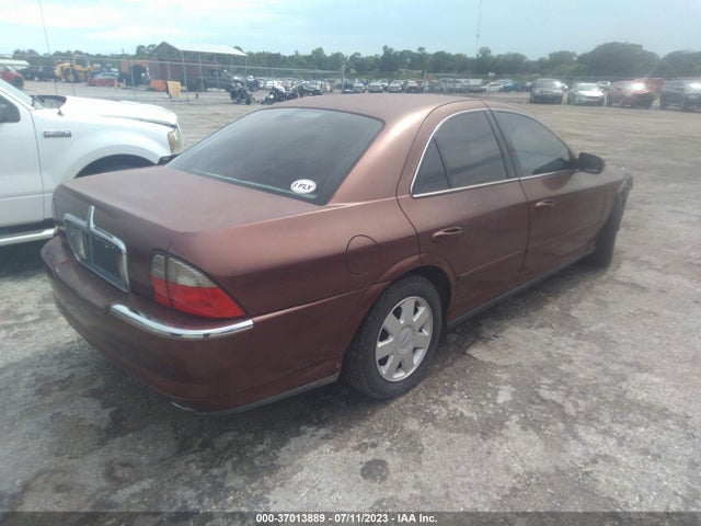 2004 LINCOLN LS PKG VIN: 1LNHM86S64Y688166