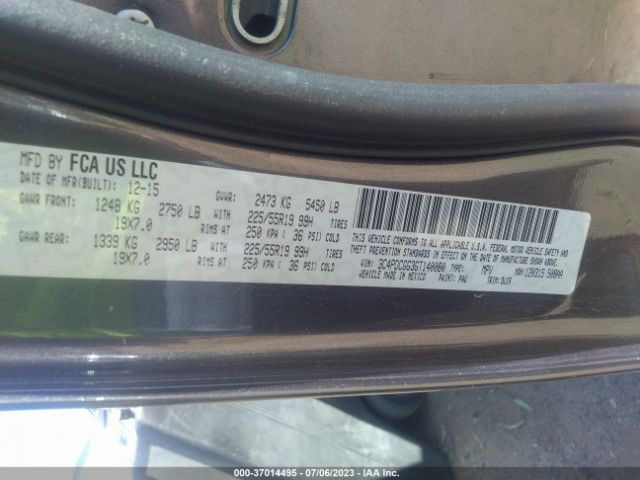 3C4PDCGG3GT140080 Dodge Journey Crossroad Plus