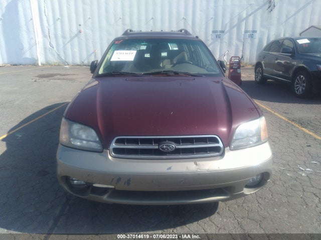 2001 SUBARU LEGACY WAGON OUTBACK W/RB EQUIP VIN: 4S3BH665X17651619