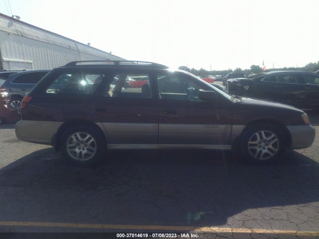 2001 SUBARU LEGACY WAGON OUTBACK W/RB EQUIP VIN: 4S3BH665X17651619