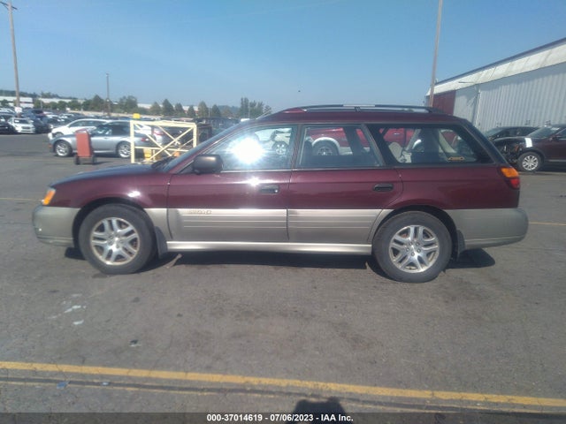 2001 SUBARU LEGACY WAGON OUTBACK W/RB EQUIP VIN: 4S3BH665X17651619