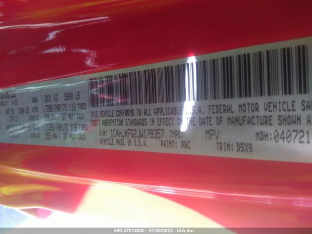 1C4HJXFG2JW178357 Jeep Wrangler Unlimited Rubicon
