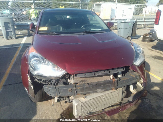 2013 HYUNDAI VELOSTER TURBO W/BLUE INT VIN: KMHTC6AE4DU172012