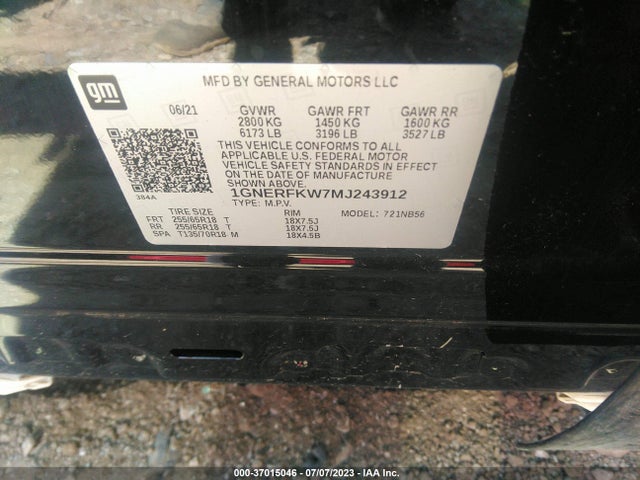 Chevrolet Traverse Ls 2021 1GNERFKW7MJ243912 Image 9