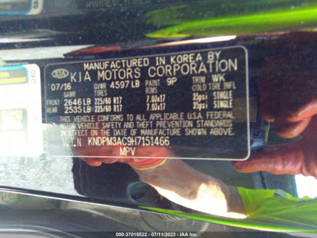 KNDPM3AC9H7151466 KIA Sportage Lx