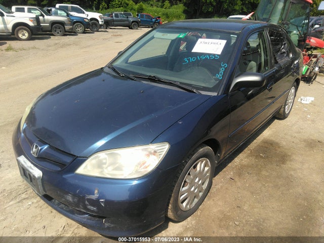 2005 HONDA CIVIC SDN LX VIN: 2HGES16595H527824