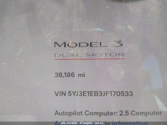 5YJ3E1EB3JF170533 Tesla Model 3 Long Range