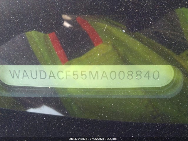 WAUDACF55MA008840 Audi A5 Sportback S Line Premium
