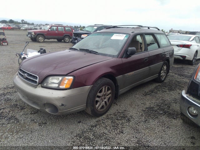 2000 SUBARU LEGACY WAGON OUTBACK EQUIP VIN: 4S3BH6651Y7612802