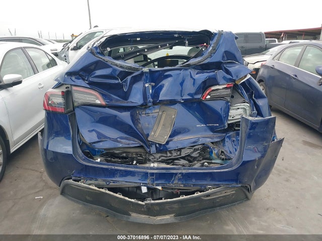 2021 TESLA MODEL Y LONG RANGE VIN: 5YJYGDEE5MF216654