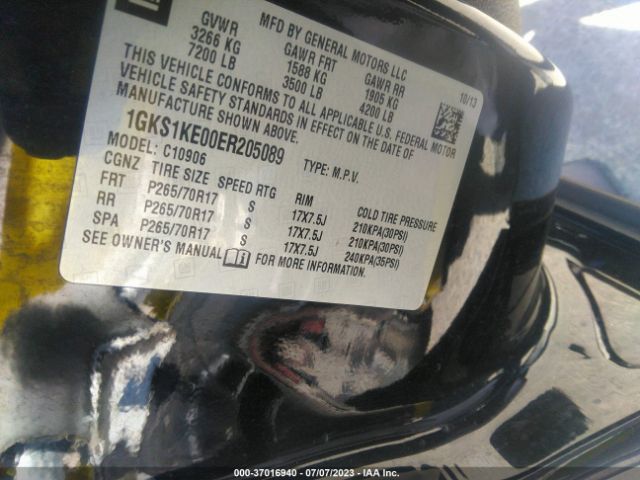 1GKS1KE00ER205089 GMC Yukon Xl Slt