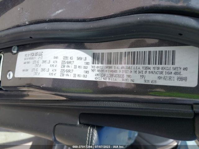 1C4PJLCB9FW676835 Jeep Cherokee Latitude
