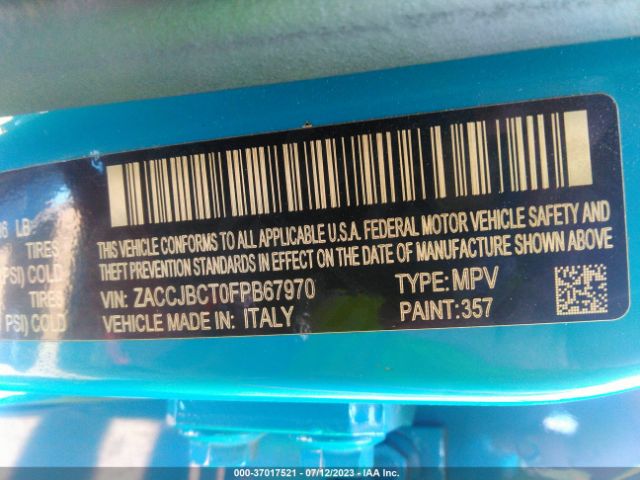 ZACCJBCT0FPB67970 Jeep Renegade Trailhawk