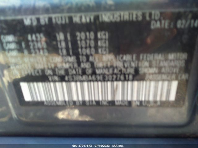 4S3BMBA69E3027618 Subaru Legacy 2.5i