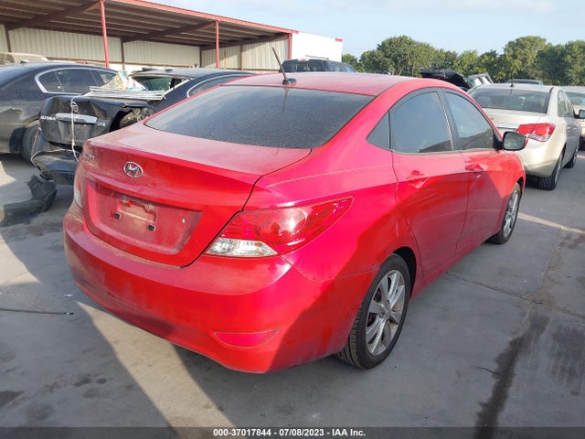 2012 HYUNDAI ACCENT GLS VIN: KMHCU4AEXCU162200