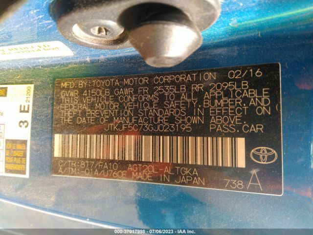 JTKJF5C73GJ023195 Scion TC