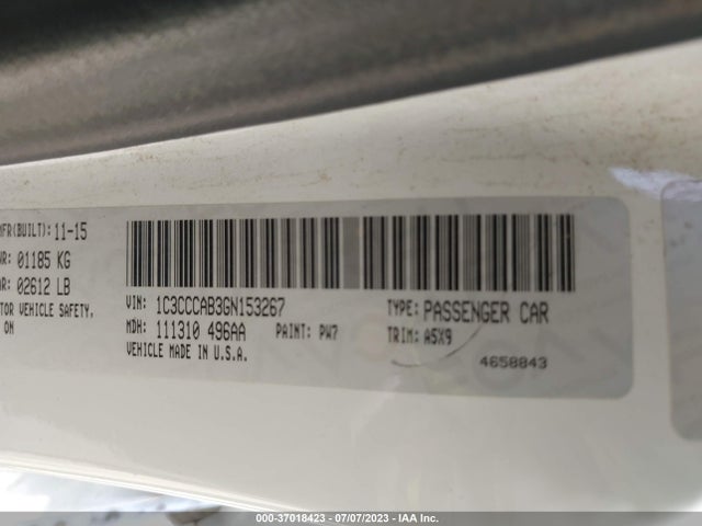 Chrysler 200 Limited 2016 1C3CCCAB3GN153267 Image 9
