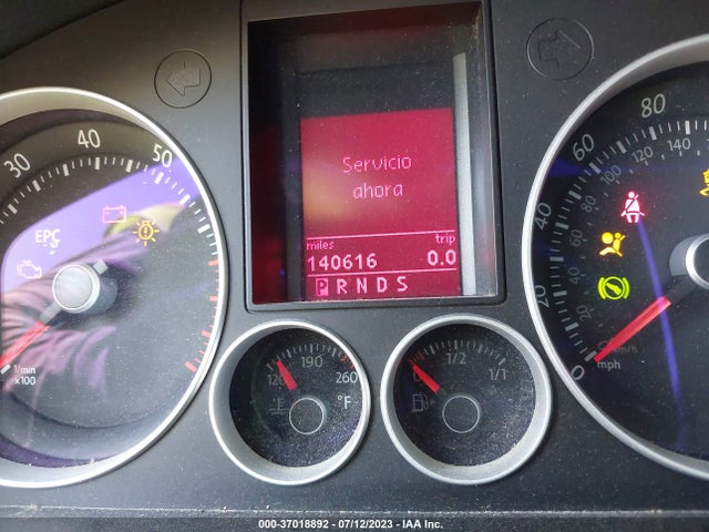 2009 VOLKSWAGEN GTI VIN: WVWFD71K79W014270