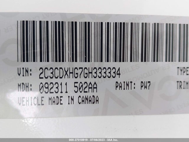 Dodge Charger Sxt 2016 2C3CDXHG7GH333334 Image 9