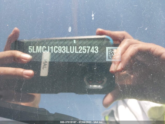 2020 LINCOLN CORSAIR STANDARD VIN: 5LMCJ1C93LUL25743